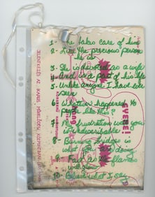 GINNY LLOYD (American 1945) Vintage DADA / MAIL ART 1950s - 1960s