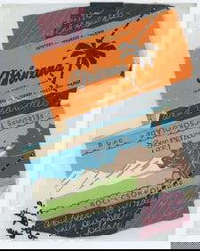 GINNY LLOYD (American 1945) Vintage DADA / MAIL ART 1950s - 1960s