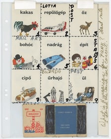 GINNY LLOYD (American 1945) Vintage DADA / MAIL ART 1950s - 1960s