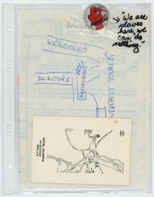 GINNY LLOYD (American 1945) Vintage DADA / MAIL ART 1950s - 1960s