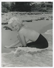 BUNNY YEAGER Vintage Photo Pin-Up Model Stamped by Eric Kroll