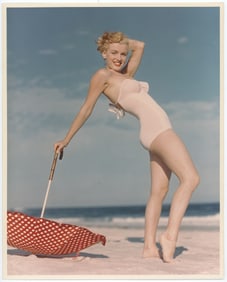 ANDRE DE DIENES Vintage Photograph of MARILYN MONROE, Stamped