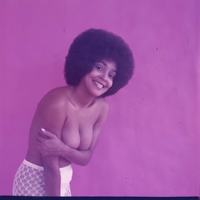 BUNNY YEAGER Vintage 1960s Camera Color Transparency Photo