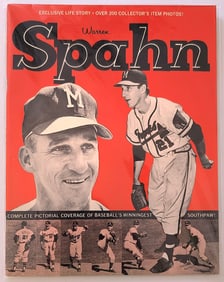 Warren Spahn 1964 Magazine Exclusive Life Story in Great Condition