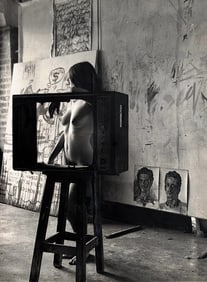 Vintage 20th C. Gelatin Photograph Surreal Composition A/P Signed