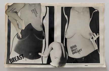 GINNY LLOYD (American 1945) Vintage DADA / MAIL ART 1950s - 1960s