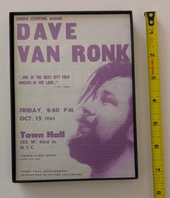 DAVE VAN RONK Vintage 1970s Memorabilia Ephemera Collection