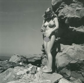ANDRÉ DE DIENES Vintage Photo 1950s-1960s Nude Study