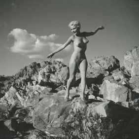 ANDRÉ DE DIENES Vintage Photo 1950s-1960s Nude Study