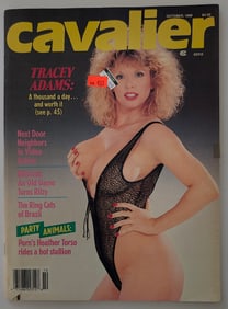 Vintage Magazine CAVALIER October 1990 Edition