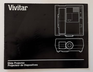 Vintage VIVITAR Slide Projector Catalog