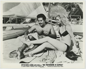Original Vintage Photograph FILM PUERTORIQUENA EN ACAPULCO