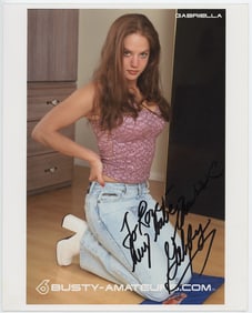 Original Vintage Photograph AUTOGRAPHED PHOTO GABRIELLA