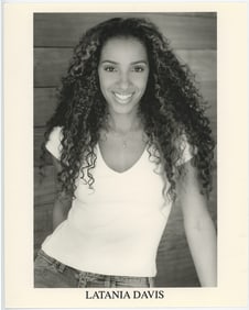Original Vintage Photograph LATANIA DAVIS