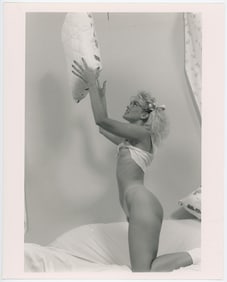 Original Vintage Photograph SEMI-NUDE WOMAN