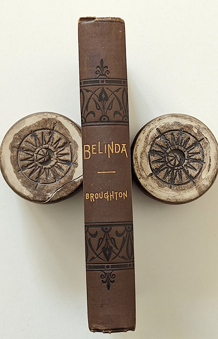 BELINDA A Novel by Rhoda Broughton, 1883: The provenance is from an important collector (during many decades) in Gainesville, GA. We have included quality images to show it's actual condition. This lot is located in Boca Raton, Fl and its shi