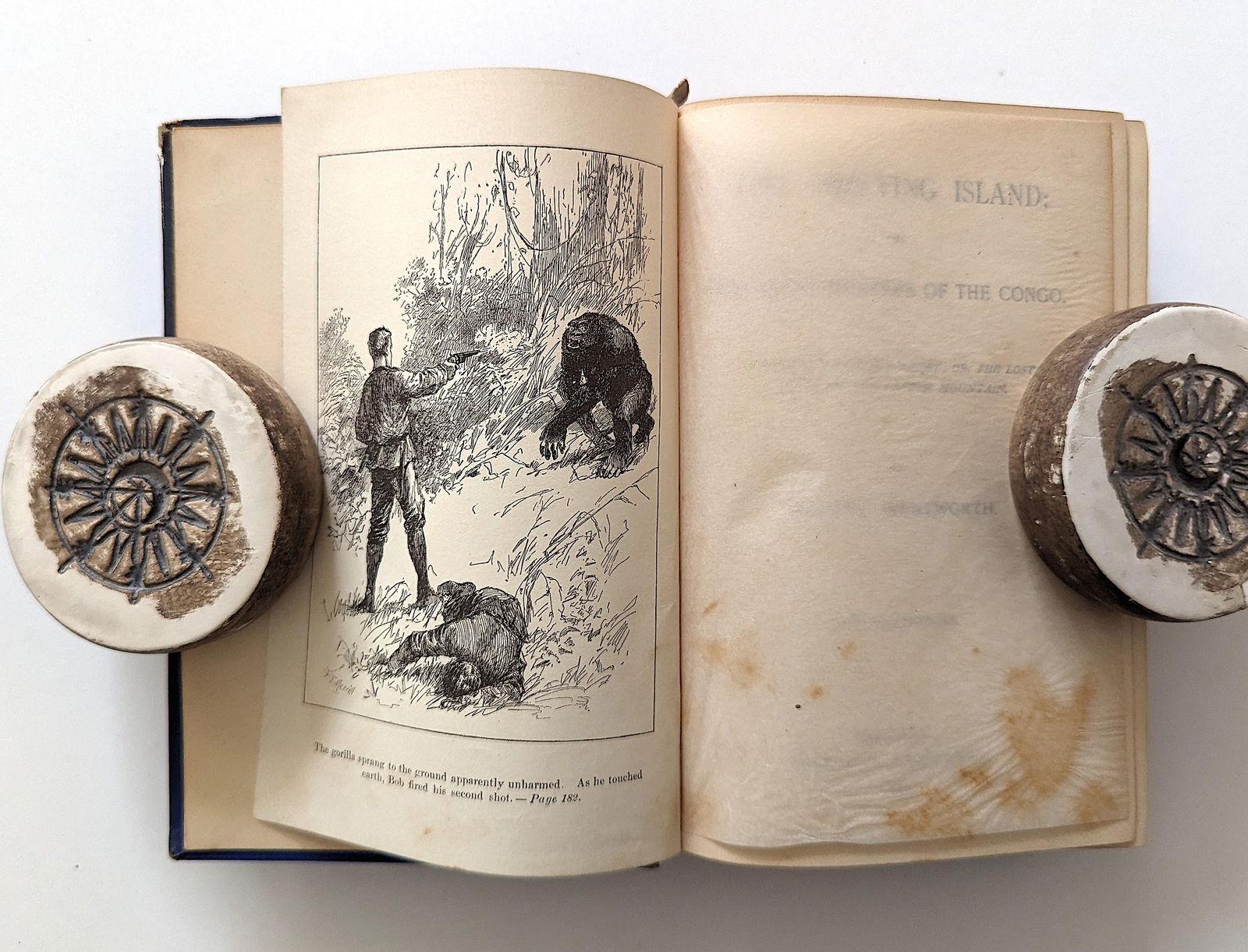 Book The Drifting Island by Walter Wentworth, 1890: The provenance is from an important collector (during many decades) in Gainesville, GA. We have included quality images to show it's actual condition. This lot is located in Boca Raton, Fl and its shi