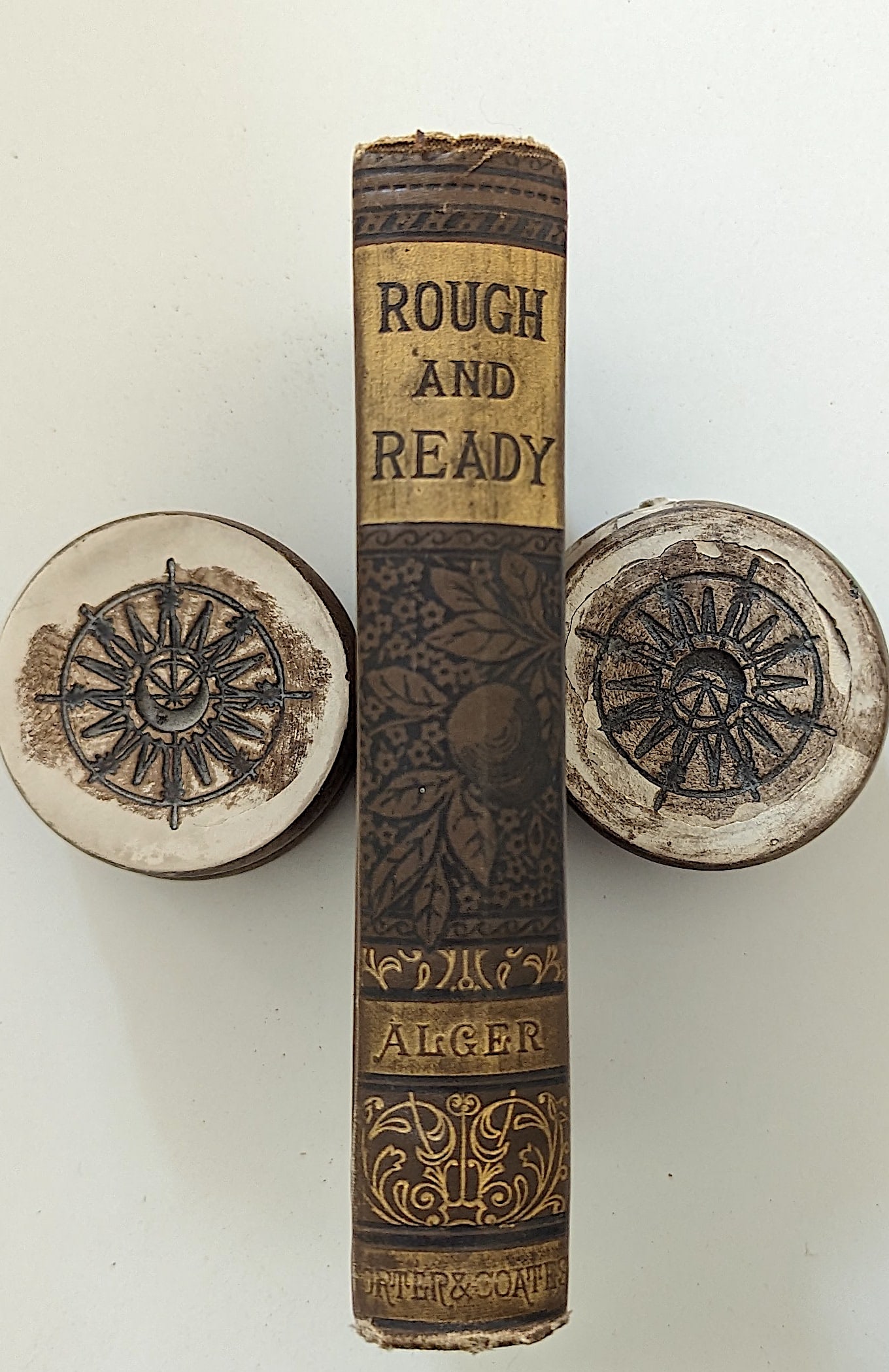 Book ROUGH AND READY by Horatio Alger Jr., 1869: The provenance is from an important collector (during many decades) in Gainesville, GA. We have included quality images to show it's actual condition. This lot is located in Boca Raton, Fl and its shi