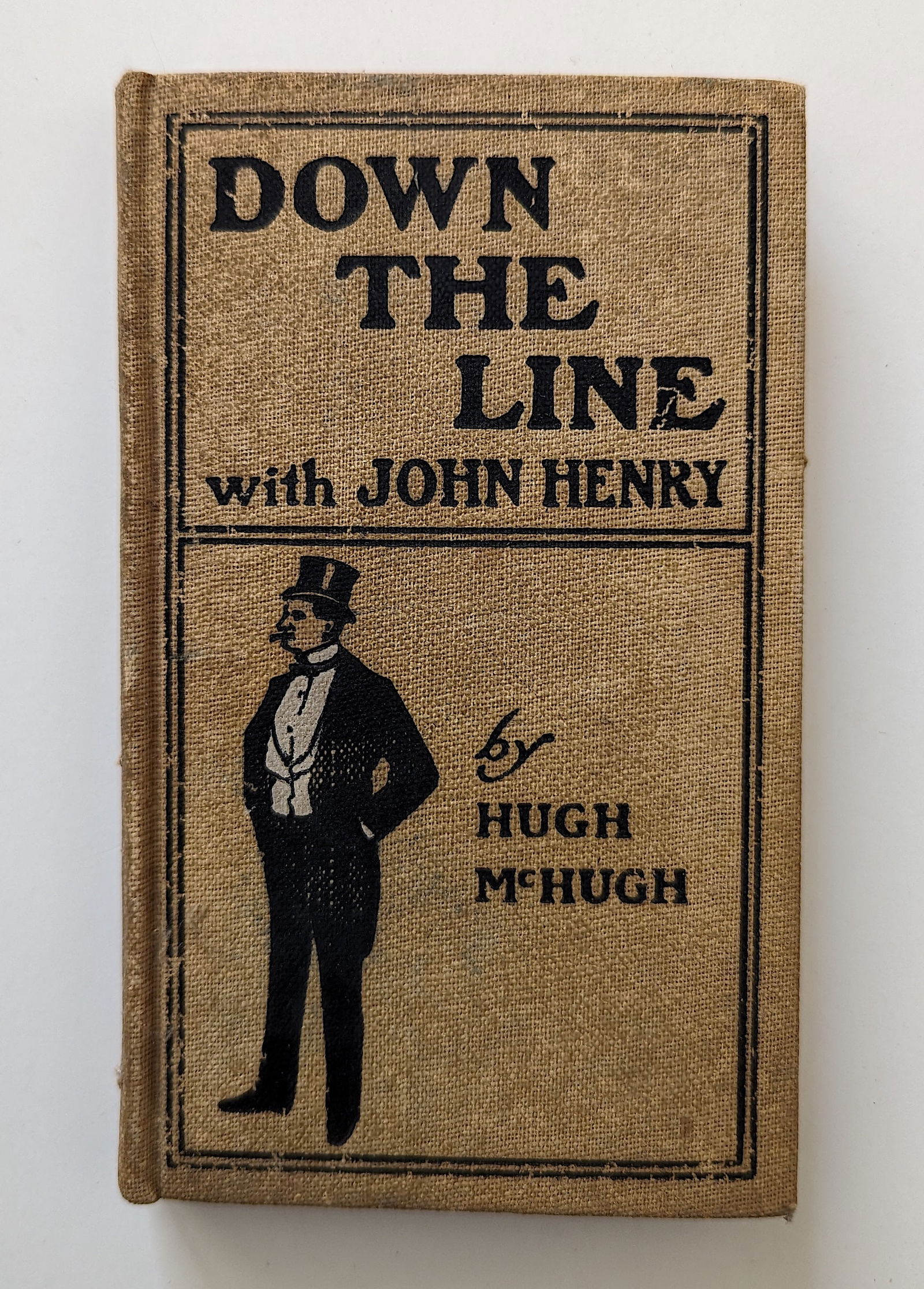 DOWN THE LINE with JOHN HENRY by Hugh McHugh, 1901: The provenance is from an important collector (during many decades) in Gainesville, GA. We have included quality images to show it's actual condition. This lot is located in Boca Raton, Fl and its shi