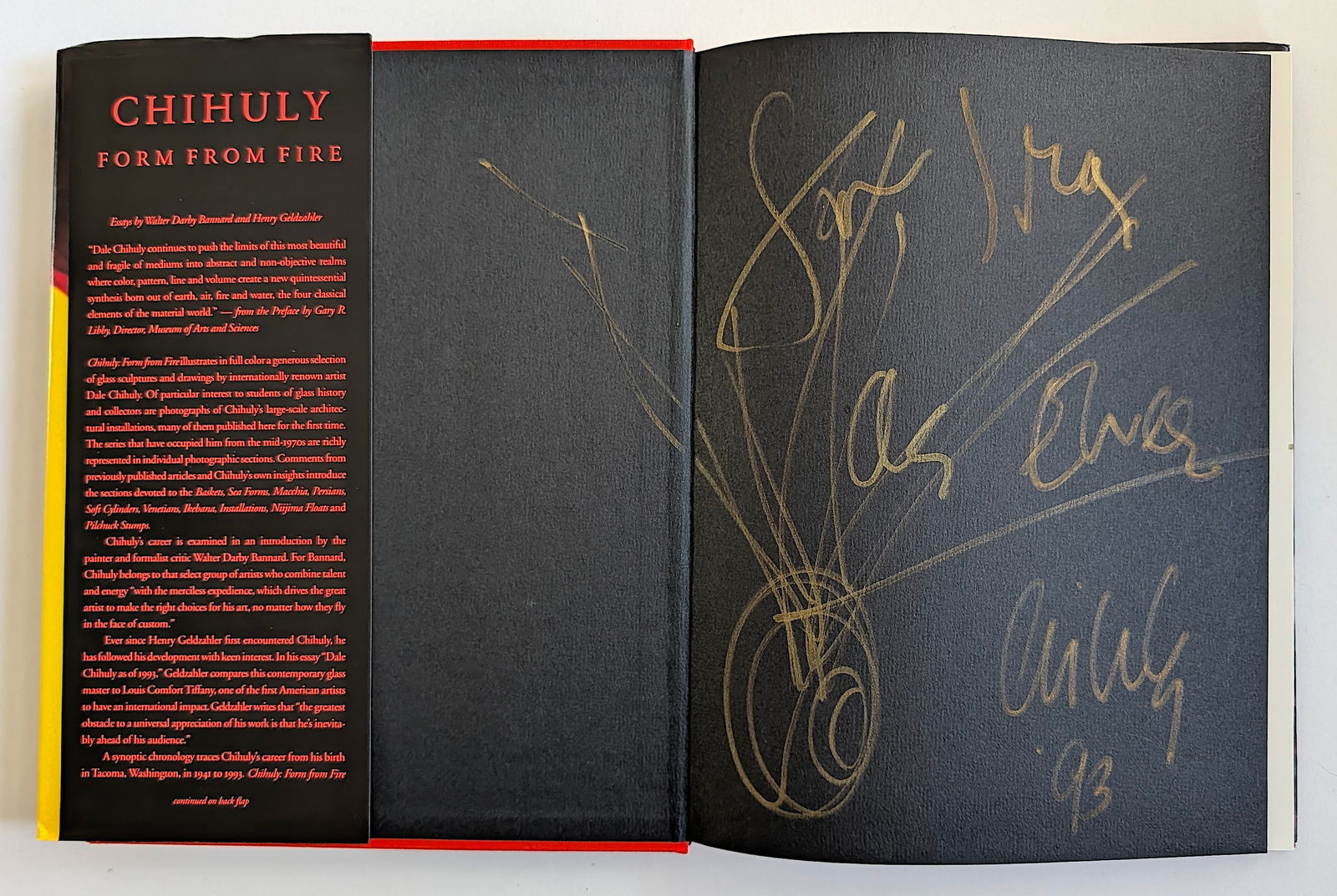 Chihuly: Form from Fire HAND SIGNED - 2