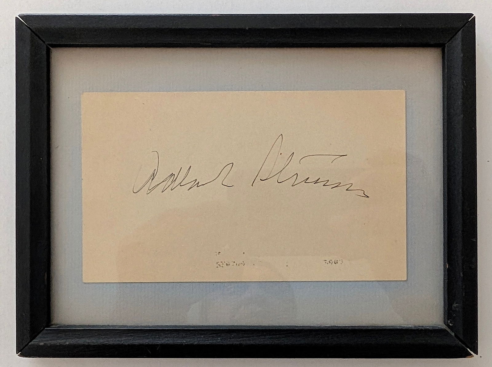 Mistery Authograph from Estate of Mr. Ira Licht: From the estate of Mr. Ira Licht (1938–2023) — a distinguished art historian, curator, and museum director. Mr. Licht was educated at Columbia College, where he studied art history. He later serve