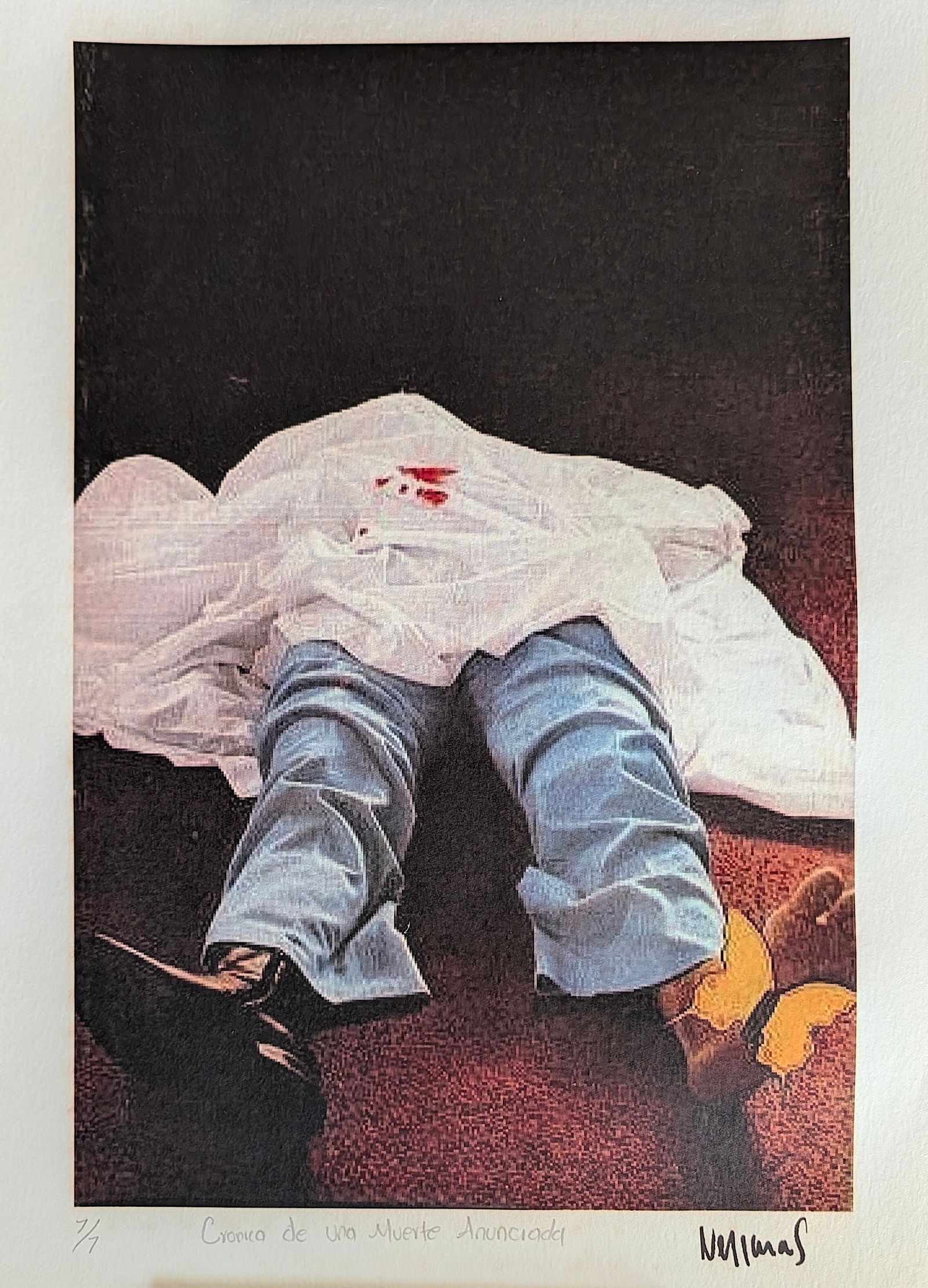 Illustration HERNANDO VERGARA Work For GARCIA MARQUEZ / GABO: ABOUT PROVENANCE AND ATTRIBUTION: This item originates from the estate of the artist and it is coming with a signed certification by the widow of the artist. Hernando Vergara Amaya (1953-2024) was a r