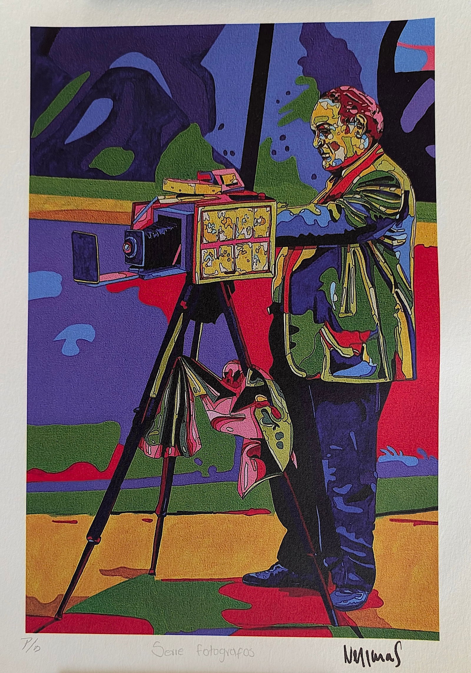 Illustration HERNANDO VERGARA Work For GARCIA MARQUEZ / GABO: ABOUT PROVENANCE AND ATTRIBUTION: This item originates from the estate of the artist and it is coming with a signed certification by the widow of the artist. Hernando Vergara Amaya (1953-2024) was a r