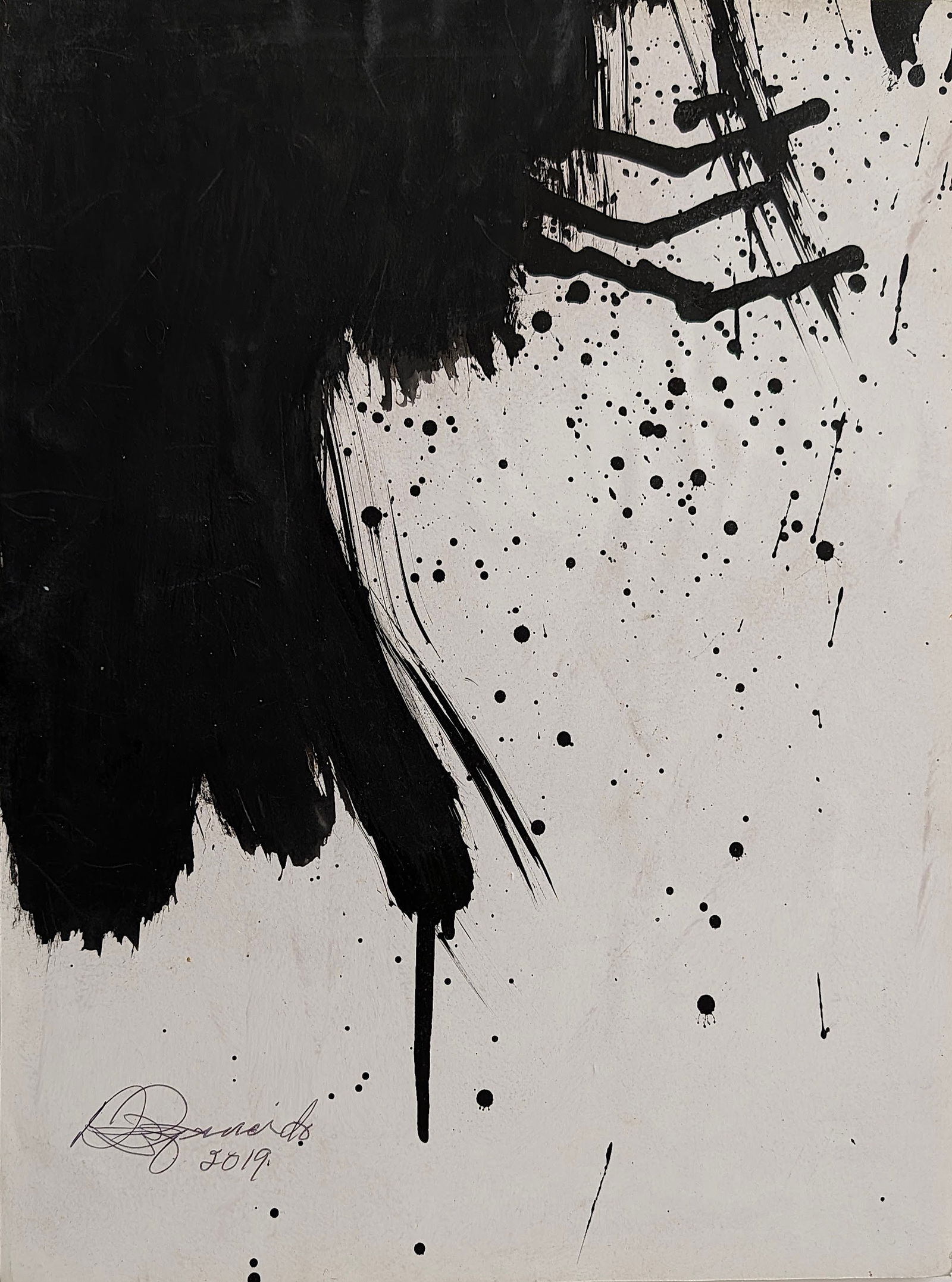 DOMINGO IZQUIERDO (1931 - ) Listed Original Expressionism Abstract: ABOUT THE ARTIST: Puerto Rican, b. 1931, one of the youngest proponents of the New York School of Abstract Expressionism, friend of Joan Mitchell and Larry Roberts. Domingo Izquierdo lived in New York