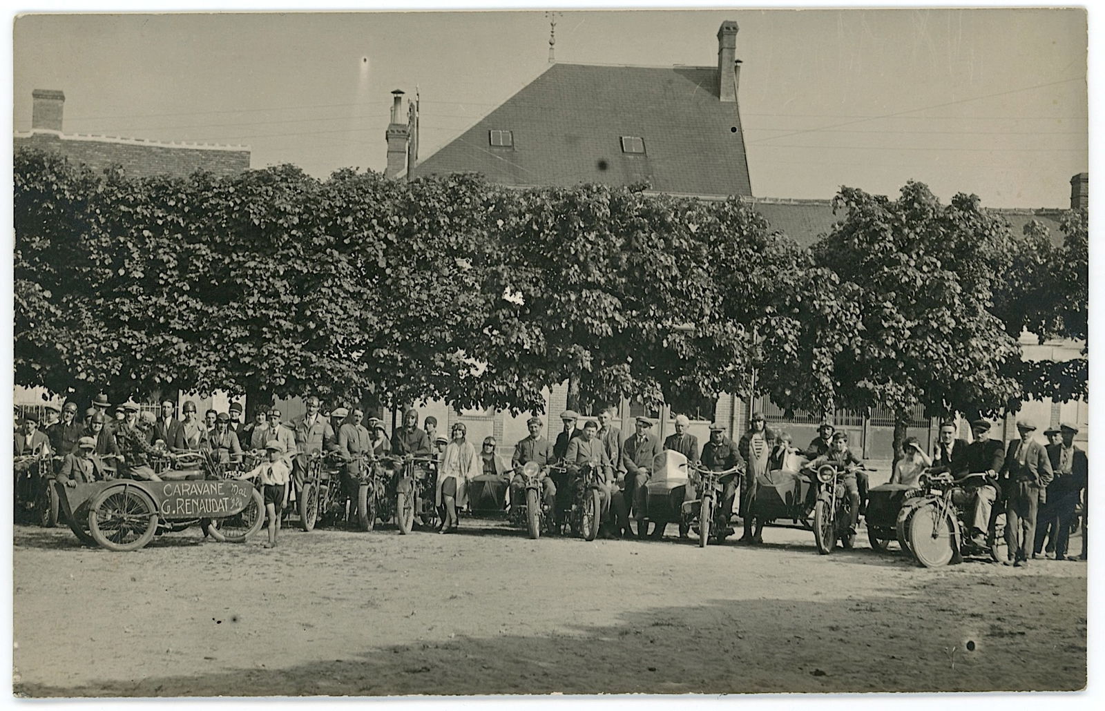 Vintage Real Scarce Photo Motorcycle Caravane G. Renaudat: ABOUT POSTCARDS: The study and collecting of postcards is termed deltiology (from Greek deltion, small writing tablet, and English -logy, the study of). Rarity. As with all antique items, rarity bring