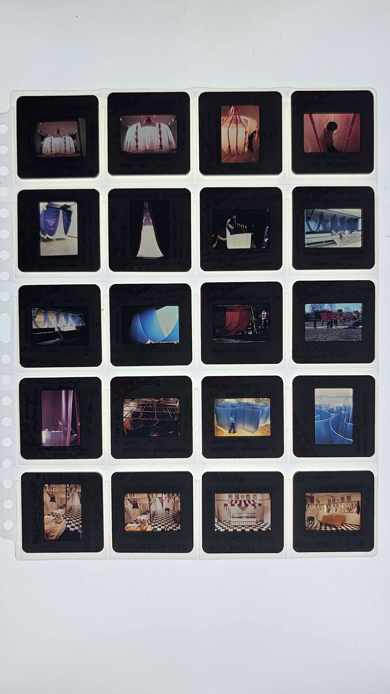 HERA Unique Museal Set of Original 20th C. 35mm Art Slides: From the estate of Mr. Ira Licht (1938–2023) — a distinguished art historian, curator, and museum director. Mr. Licht was educated at Columbia College, where he studied art history. He later serve