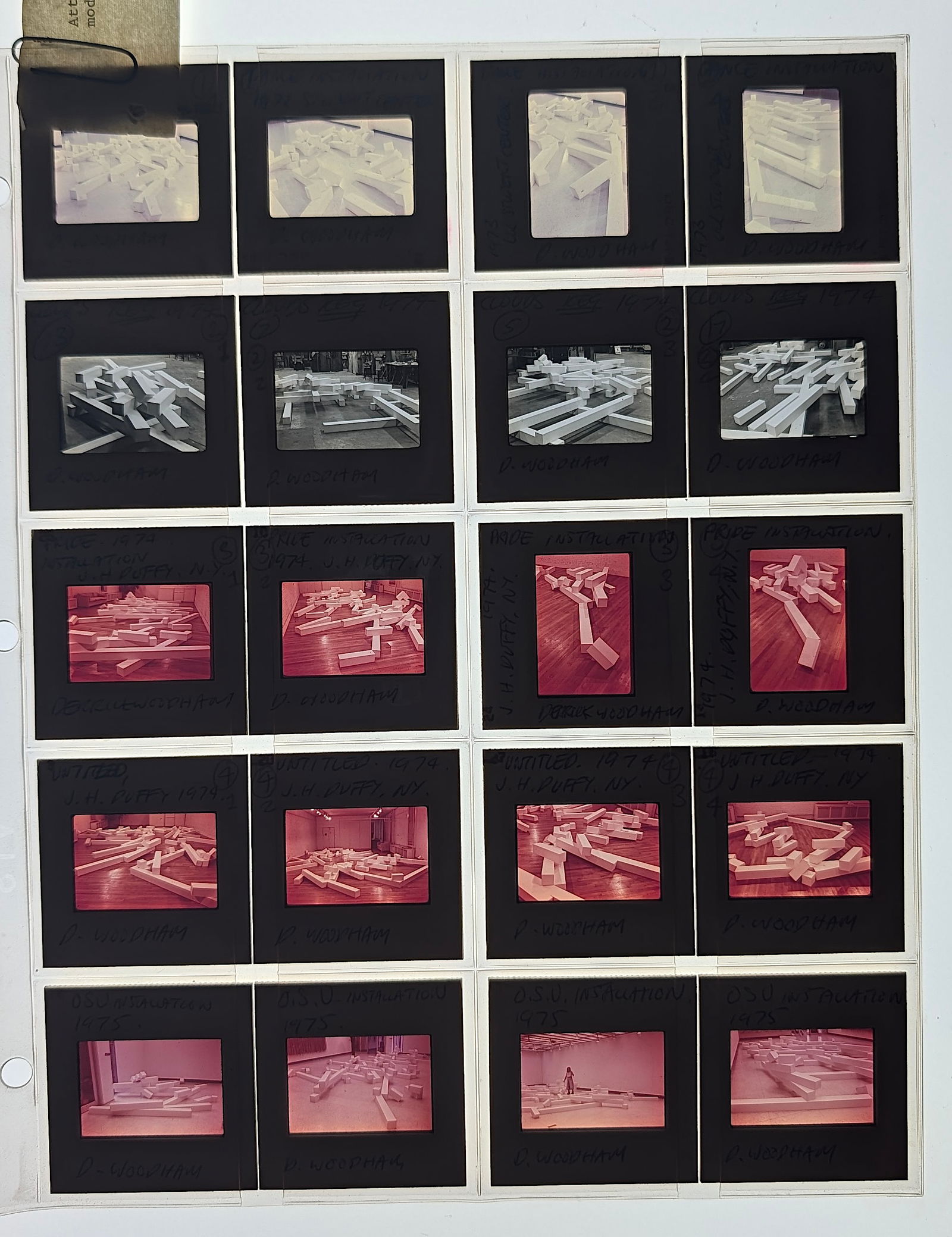 D. WOODHAM Unique Museal Set of Original 20th C. 35mm Art Slides: From the estate of Mr. Ira Licht (1938–2023) — a distinguished art historian, curator, and museum director. Mr. Licht was educated at Columbia College, where he studied art history. He later serve