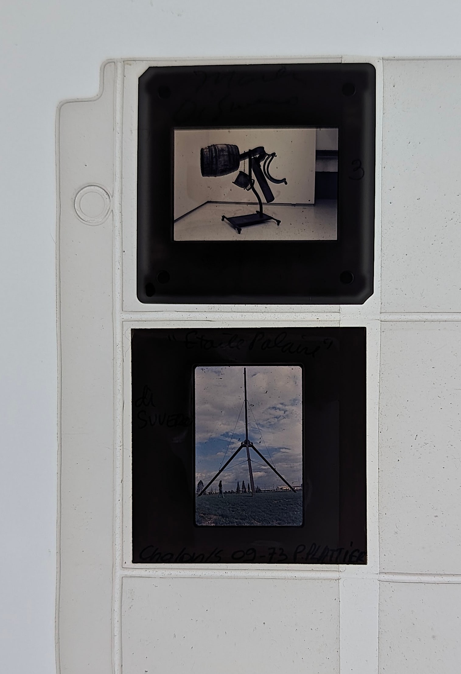 MARK DI SUVERO Unique Museal Set of Original 20th C. 35mm Art Slides: From the estate of Mr. Ira Licht (1938–2023) — a distinguished art historian, curator, and museum director. Mr. Licht was educated at Columbia College, where he studied art history. He later serve