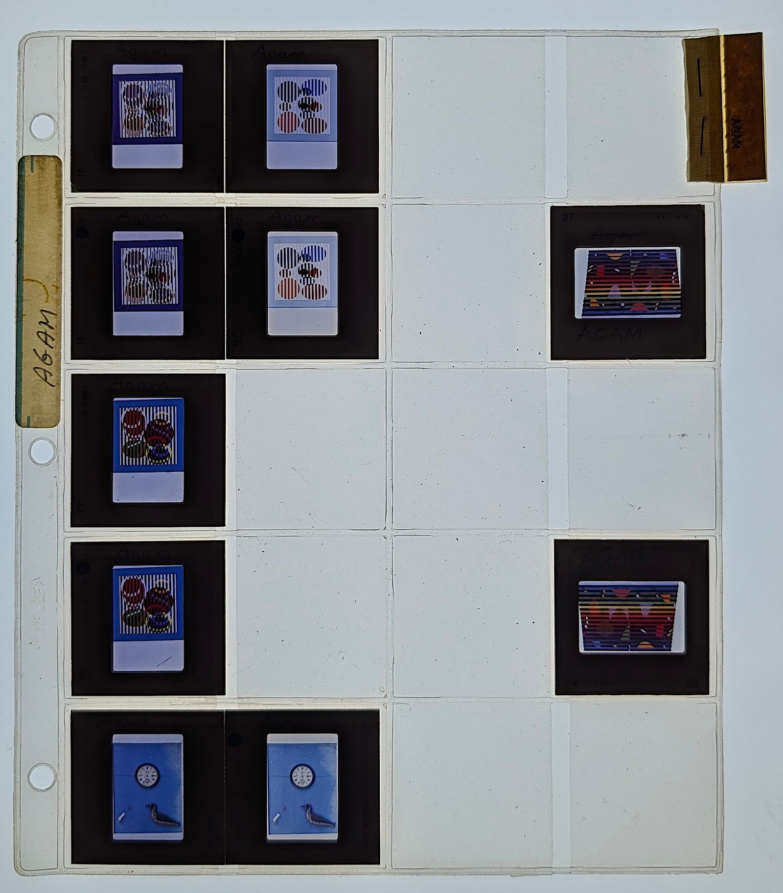 AGAM Unique Museal Set of Original 20th C. 35mm Art Slides: From the estate of Mr. Ira Licht (1938–2023) — a distinguished art historian, curator, and museum director. Mr. Licht was educated at Columbia College, where he studied art history. He later serve