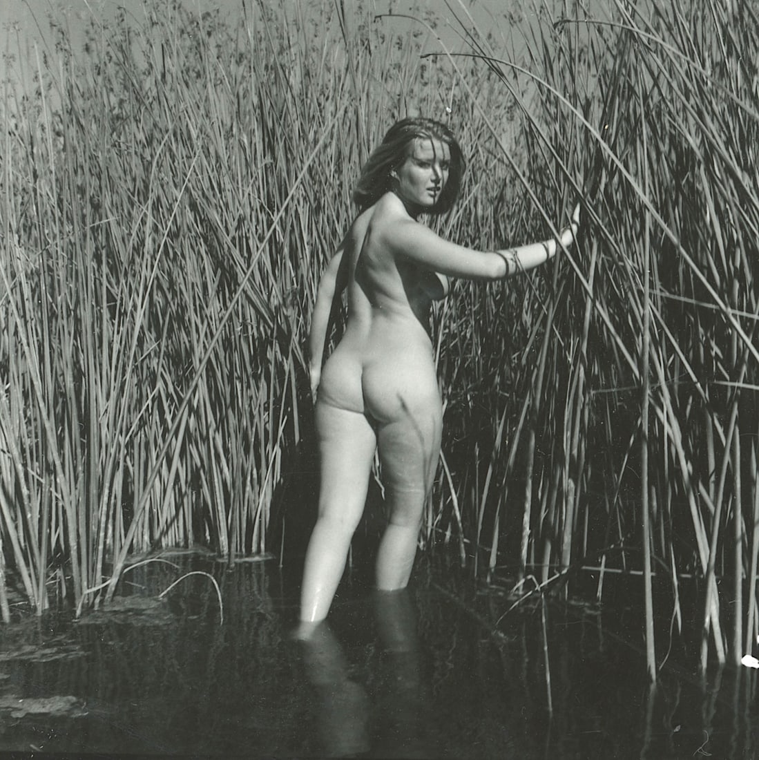 ANDRÉ DE DIENES Vintage Photo 1950s-1960s Nude Study: The provenance of this photo is from the estate/archives of notable photographer André de Dienes (Hungarian 1913 - 1986) in CA. André de Dienes is a well-known photographer, especially recognized fo