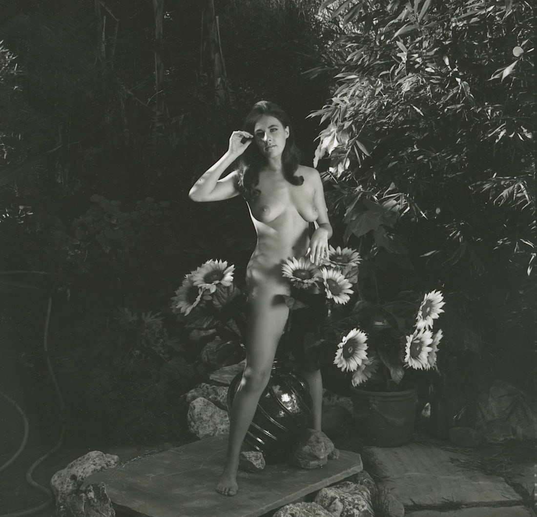 ANDRÉ DE DIENES Vintage Photo 1950s-1960s Nude Study: The provenance of this photo is from the estate/archives of notable photographer André de Dienes (Hungarian 1913 - 1986) in CA. André de Dienes is a well-known photographer, especially recognized fo