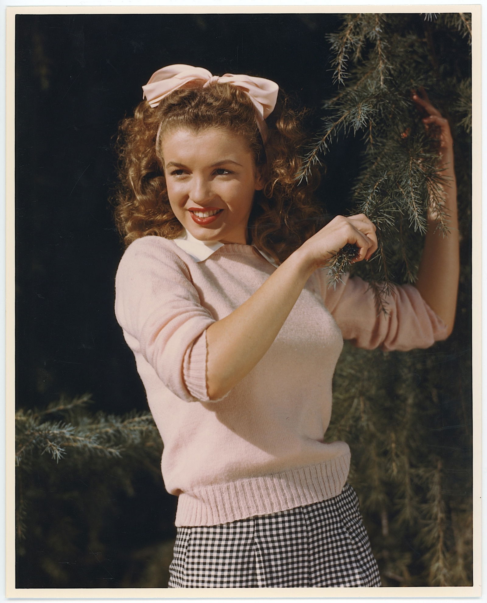 ANDRE DE DIENES Photograph of MARILYN MONROE Stamped: Stamped and Printed in 1980s. The provenance of this photo is from the estate/archives of notable photographer André de Dienes (Hungarian 1913 - 1986) in CA. André de Dienes is a well-known photogra