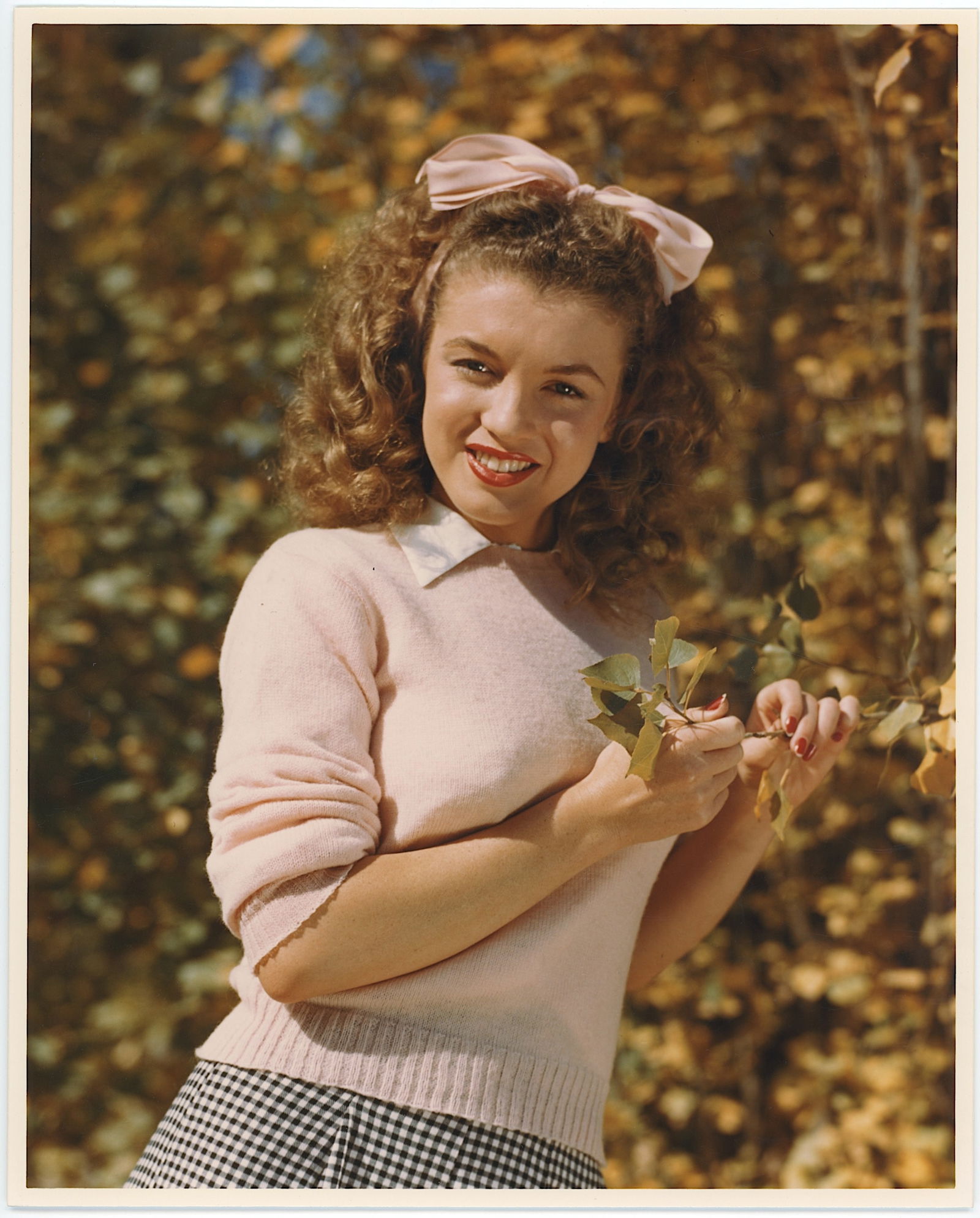 ANDRE DE DIENES Photograph of MARILYN MONROE Stamped: Stamped and Printed in 1980s. The provenance of this photo is from the estate/archives of notable photographer André de Dienes (Hungarian 1913 - 1986) in CA. André de Dienes is a well-known photogra