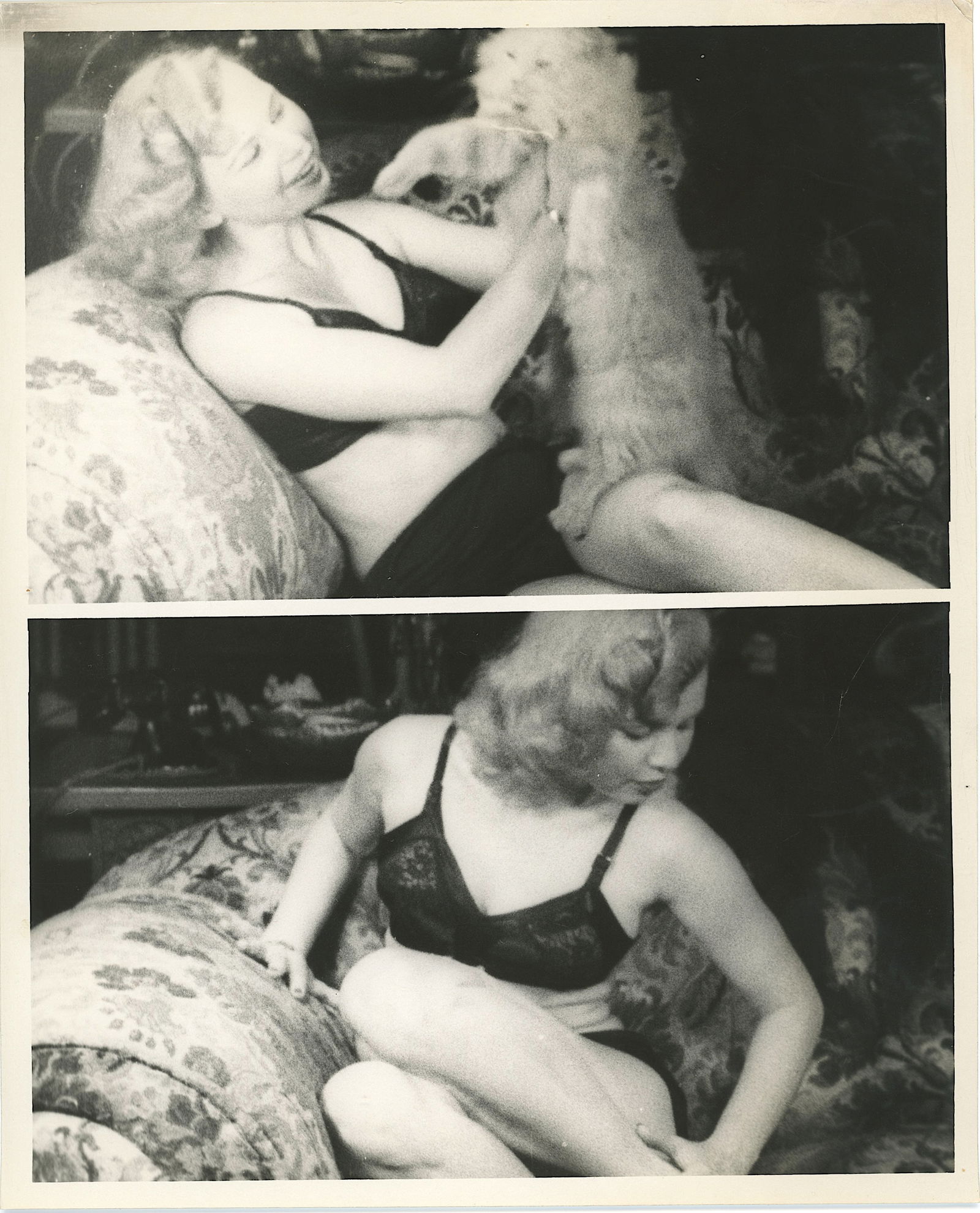 Vintage Photograph 20th C. Pin Up Model: This lot is coming from the estate of a collector in RI. We have included a quality scan to show it's actual condition. The dimensions are Approx. 10" x 8". This lot is located in Boca Raton, Fl and i