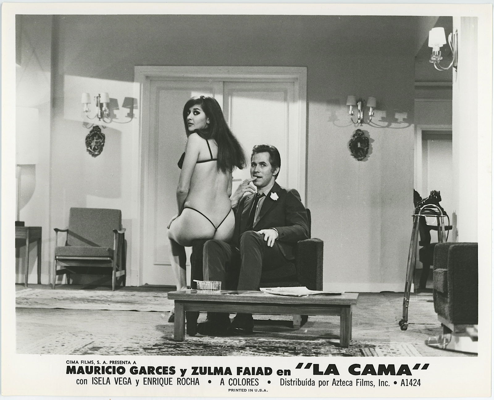 Vintage Photograph 20th C. Movie "EL PECADO DE ADAN Y EVA" (1 of 1)