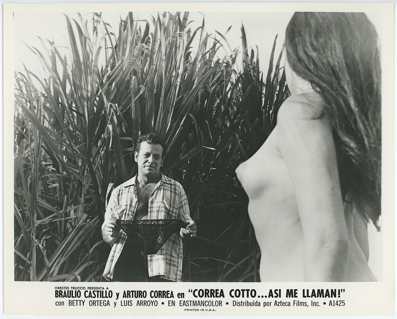 Vintage Photograph 20th C. Movie "Correa Cotto…Asi me Llaman": This lot is coming from the estate of a collector in RI. We have included a quality scan to show it's actual condition. The dimensions are Approx. 10" x 8". This lot is located in Boca Raton, Fl and i