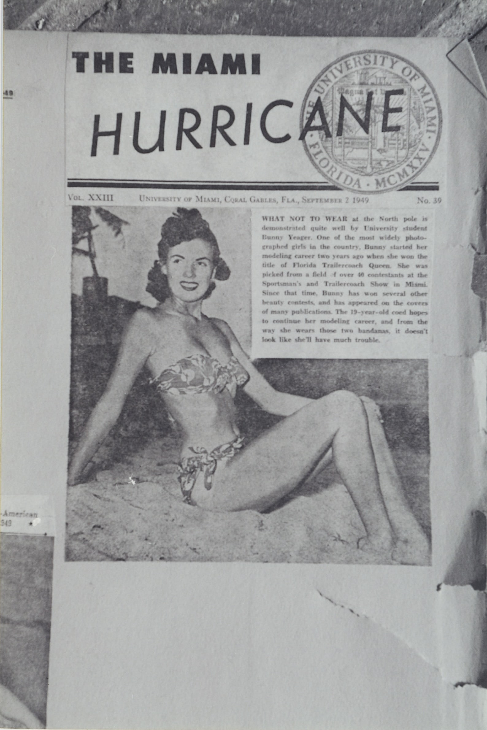 Vintage Photograph PIN-UP Bunny Yeager Archives 6" x 4": These photos 6" x 4" coming from the estate of a collector in RI. Our information they were part of the archives - estate of the Pin-Up photographer Bunny Yeager. We have included a quality scan to sh