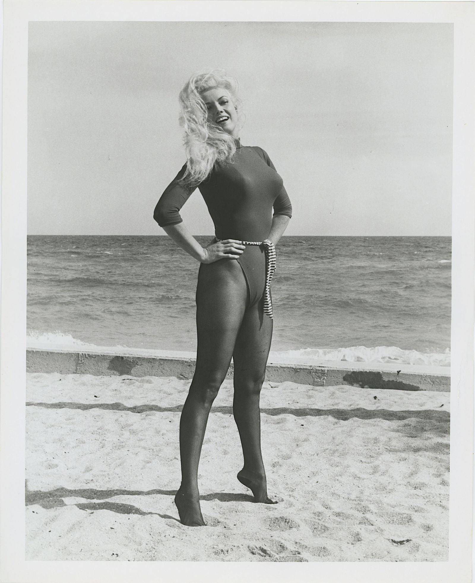 BUNNY YEAGER Vintage Pin Up Litho Model BUNNY YEAGER: This lot is consigned by a collector in RI. The provenance is from Bunny Yeager's estate/archives. Linnea Eleanor "Bunny" Yeager (March 13, 1929 - May 24, 2014) was an American photographer and pin-up