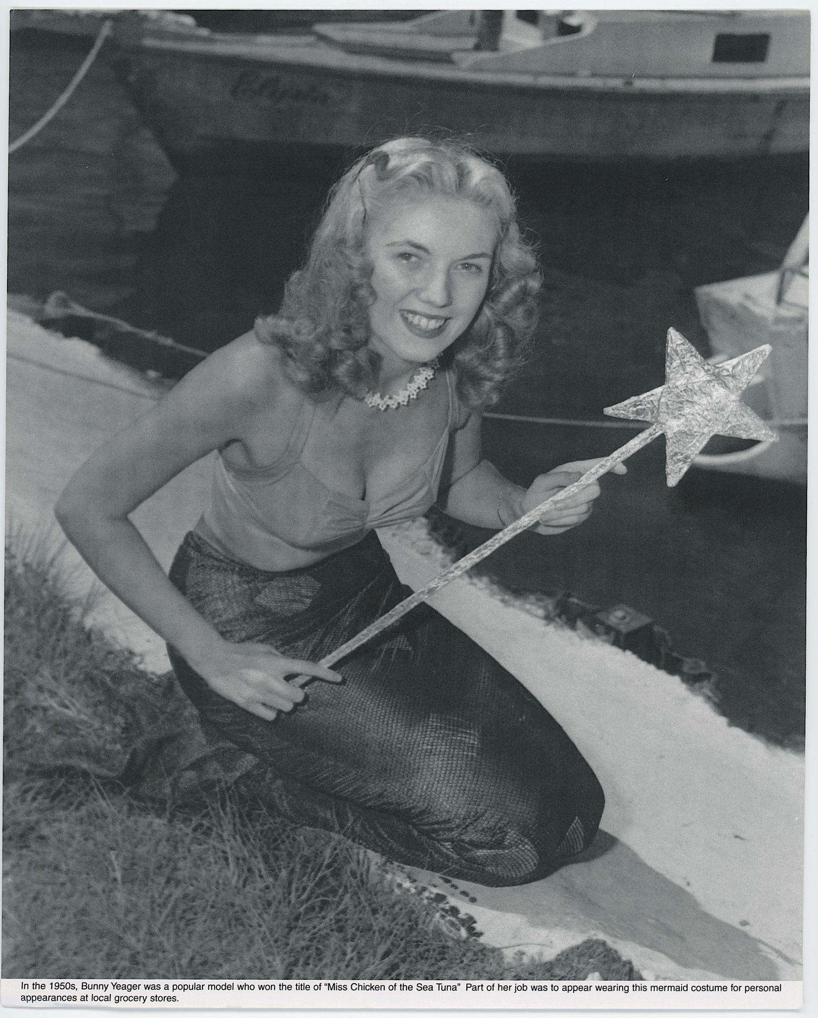 BUNNY YEAGER Vintage Pin Up Litho Model BUNNY YEAGER (1 of 1)