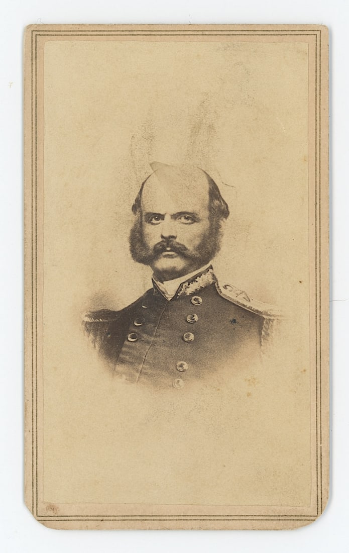 Antique Scarce CDV Ca. 1860s Major General A. E. BURNSIDE Civil War (1 of 2)