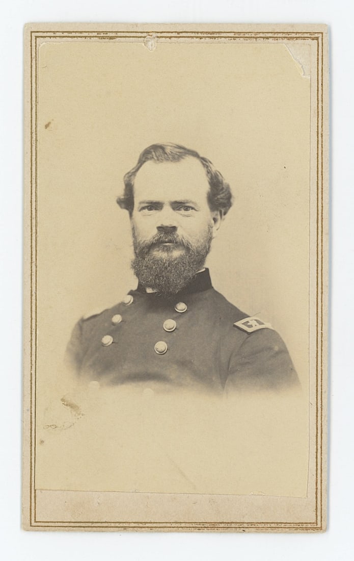 Antique Scarce CDV Ca. 1860s General JAMES B. McPHERSON Civil War (1 of 2)
