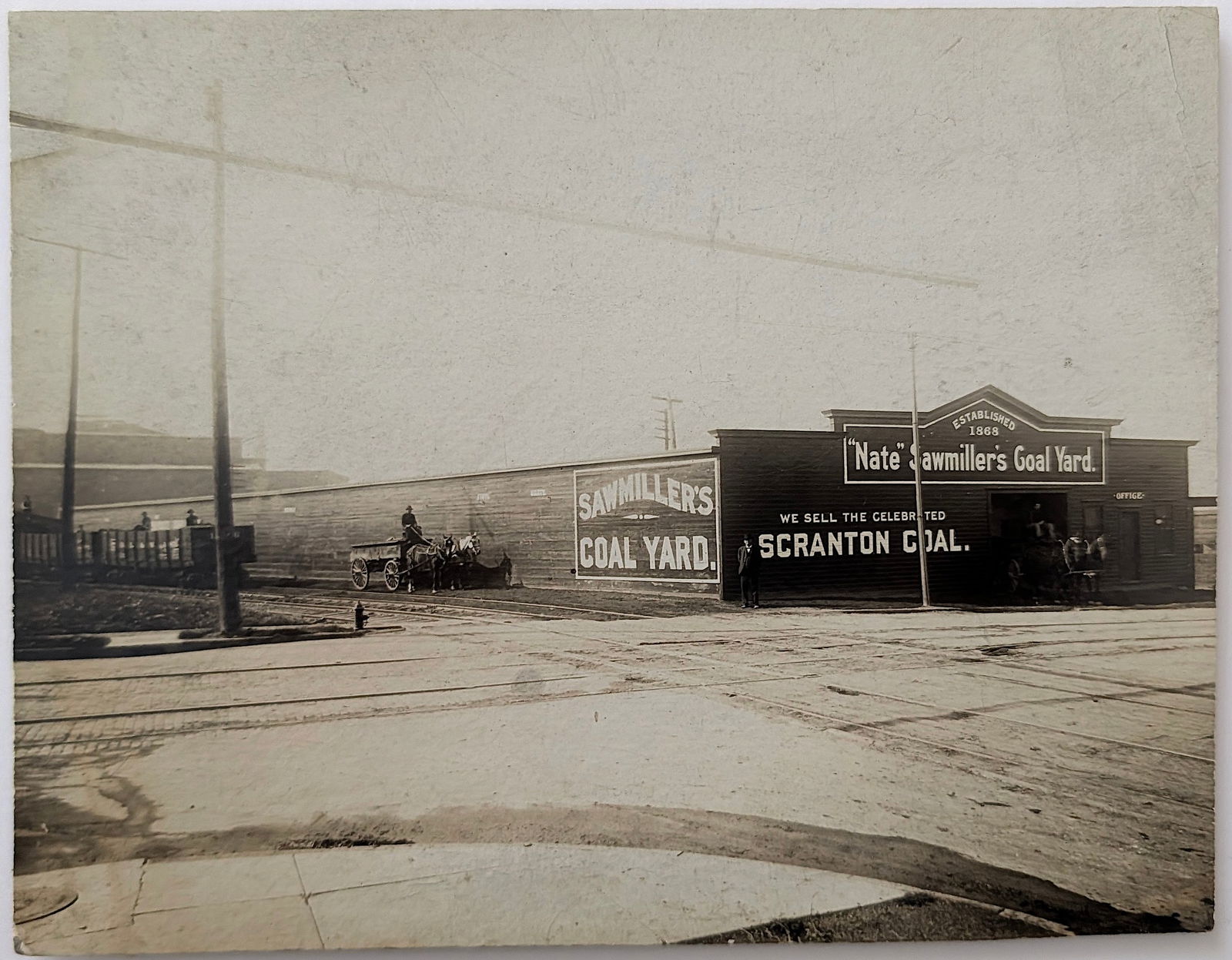 Vintage Original Cabinet Photo Ca. 1910 Syracuse New York Avert. (1 of 3)