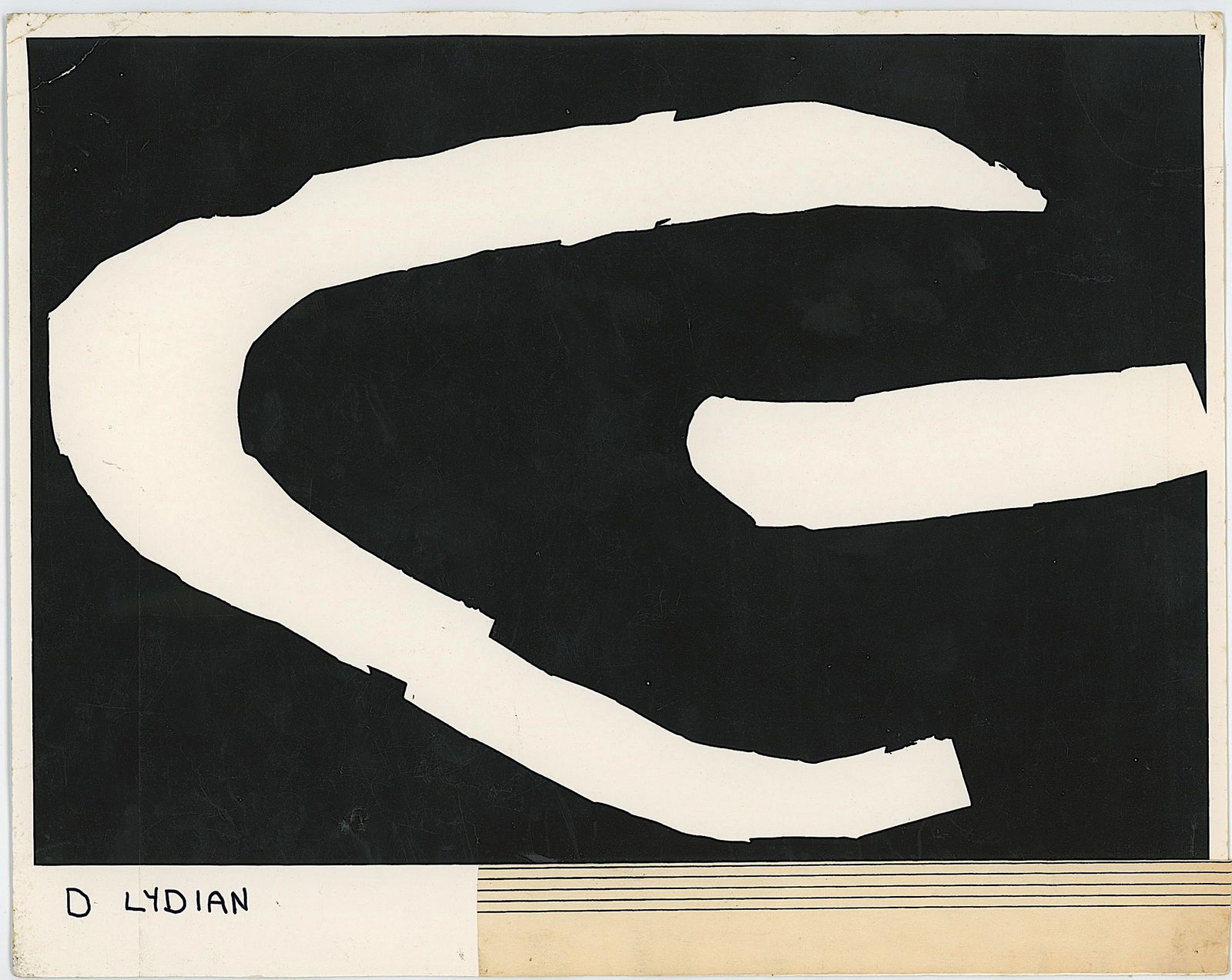 Vintage Print Abstraction Print Screen or Photo (? ) Manner of DIEBENKORN (?): This quality print is unsigned, artist from the 20th C. to be researched. The provenance is from the estate of Mr. Ira Licht (1938–2023) — a distinguished art historian, curator, and museum direct