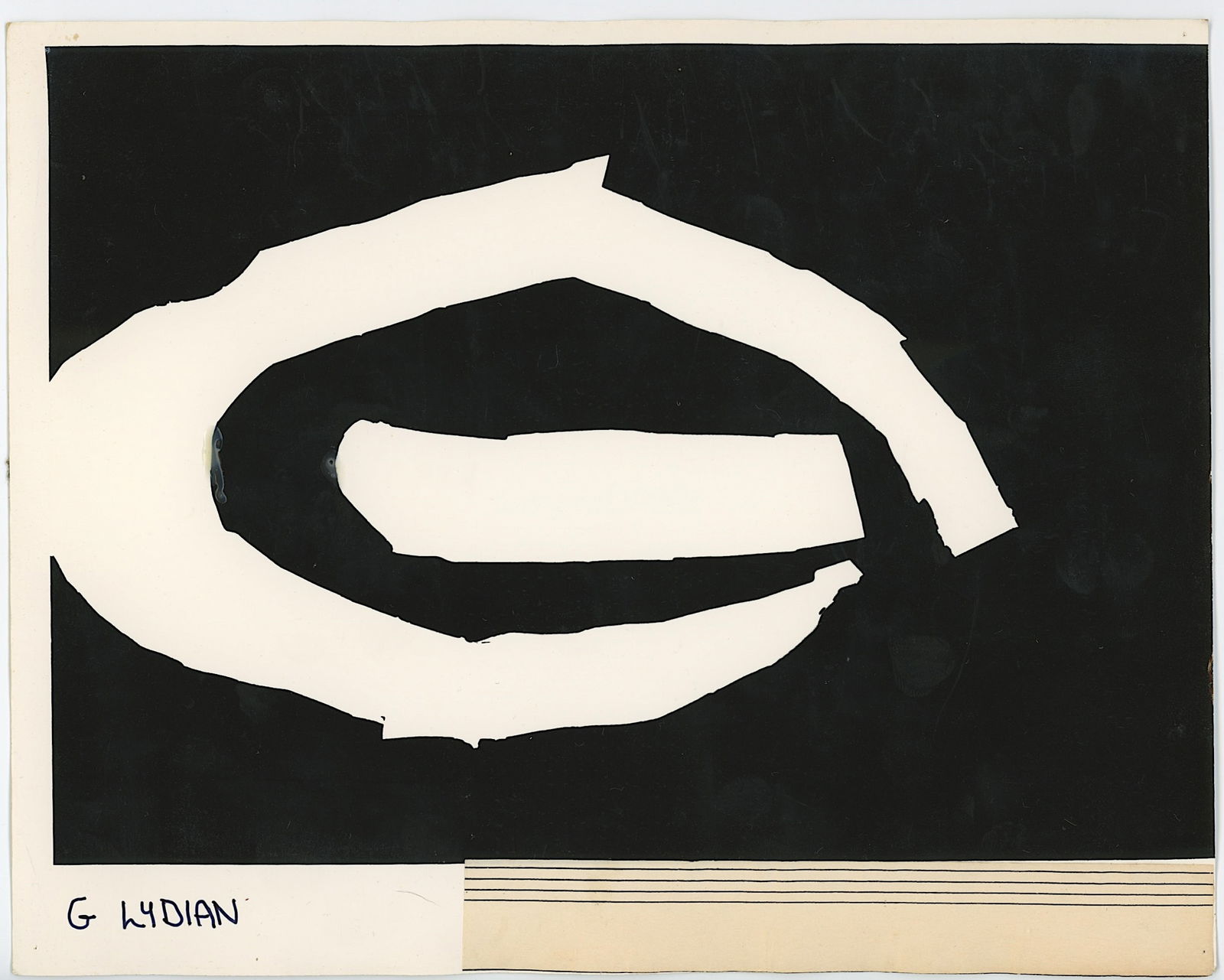 Vintage Print Abstraction Print Screen or Photo (? ) Manner of DIEBENKORN (?): This quality print is unsigned, artist from the 20th C. to be researched. The provenance is from the estate of Mr. Ira Licht (1938–2023) — a distinguished art historian, curator, and museum direct