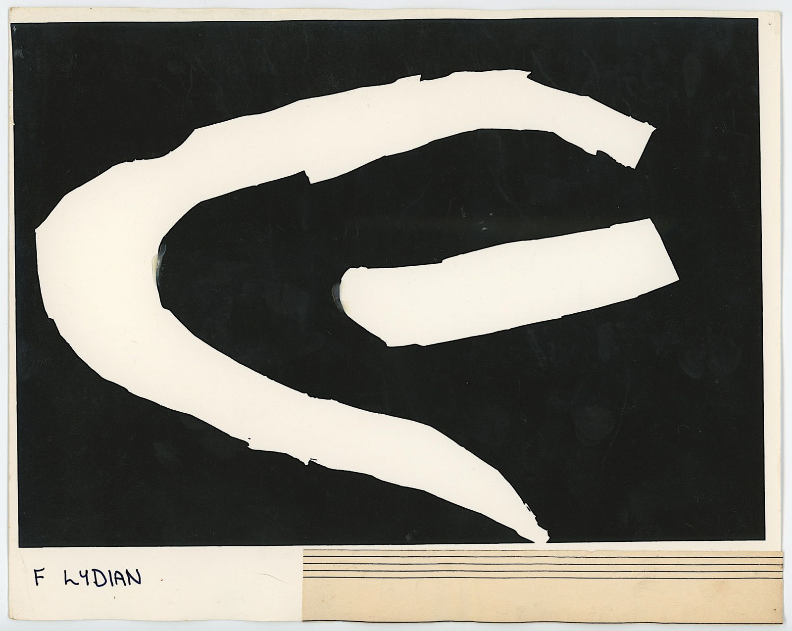 Vintage Print Abstraction Print Screen or Photo (? ) Manner of DIEBENKORN (?): This quality print is unsigned, artist from the 20th C. to be researched. The provenance is from the estate of Mr. Ira Licht (1938–2023) — a distinguished art historian, curator, and museum direct