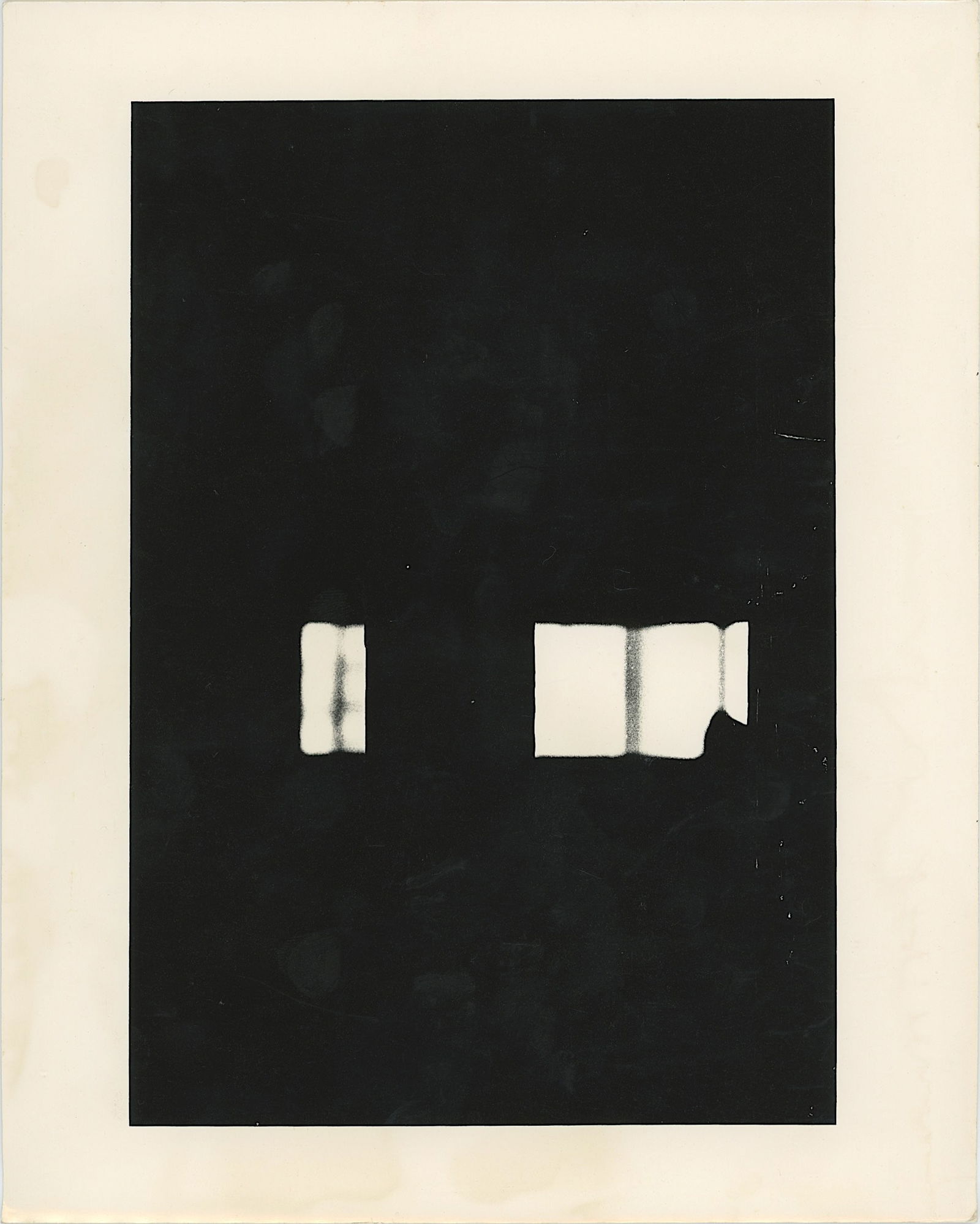 Vintage Print Abstraction Print Screen or Photo (? ) Manner of DIEBENKORN (?) (1 of 1)